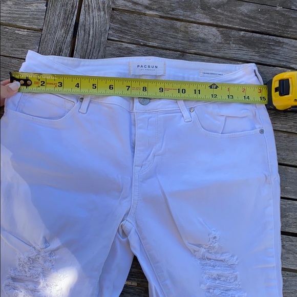 NWOT Low-Rise White PacSun Jeans - Picture 8 of 9